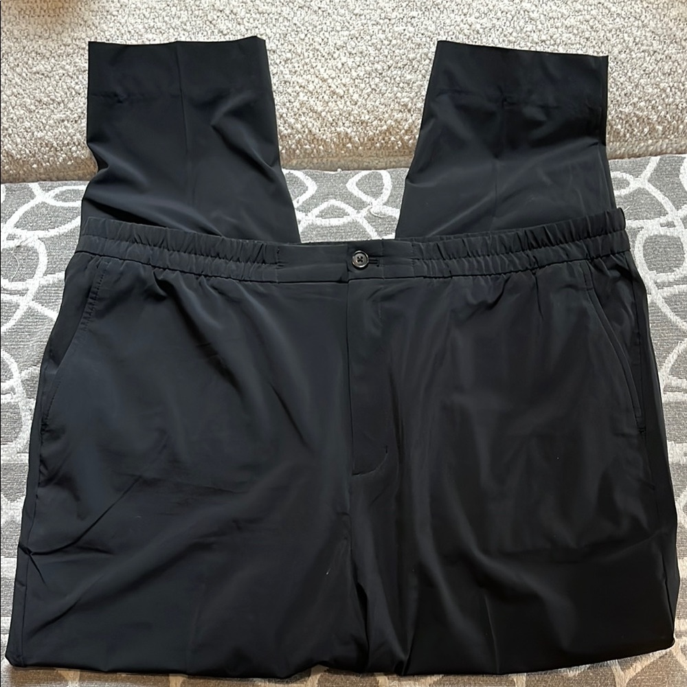 Banana Republic Black Dress Pants Stretch Waist w/ Pockets